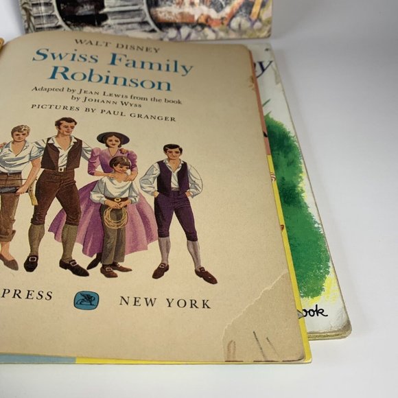 Little Golden Books Lot of 4 Vintage 1st “A” & Early Editions Hunkydory Robinson - Picture 8 of 12